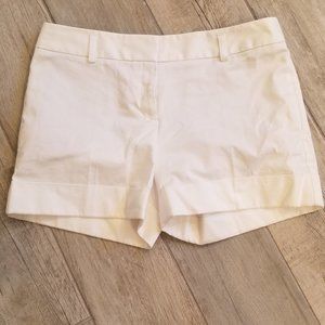 Express Shorts Sz 4 White NWT 4" Inseam